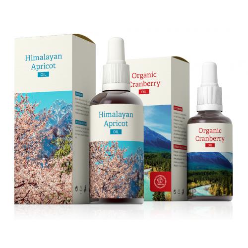 Himalayan Apricot oil + Organic Cranberry oil