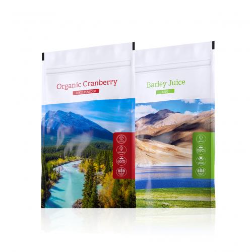 Organic Cranberry POWDER + Barley Juice TABS
