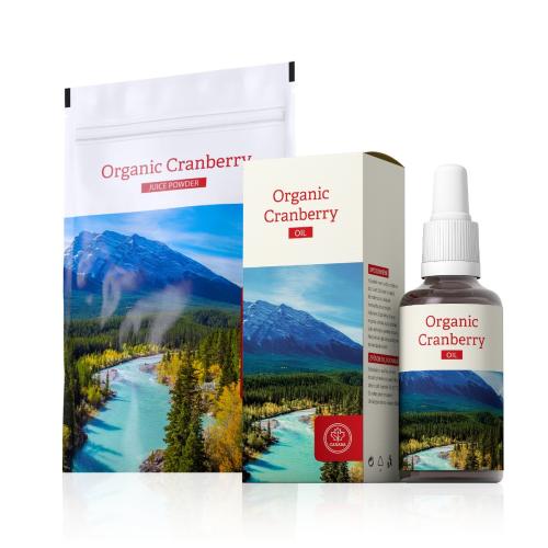 Organic Cranberry oil + powder akce