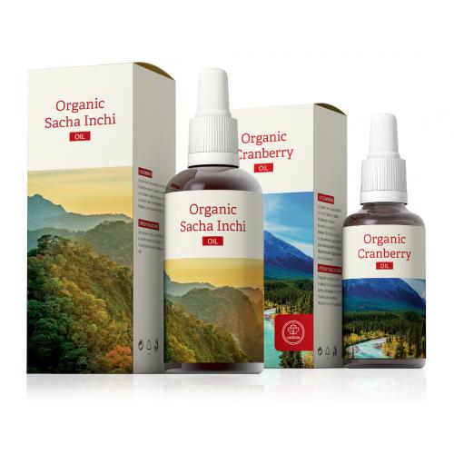Organic Sacha Inchi + Organic Cranberry oil